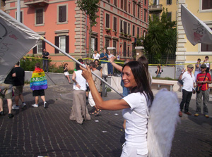 Fabianna Tozzi al Roma Pride 2007